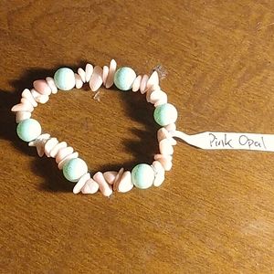 Genuine Gemstone stretch bracelet